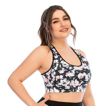 Women Plus Size Fitness Sporty Wear-STYLEGOING
