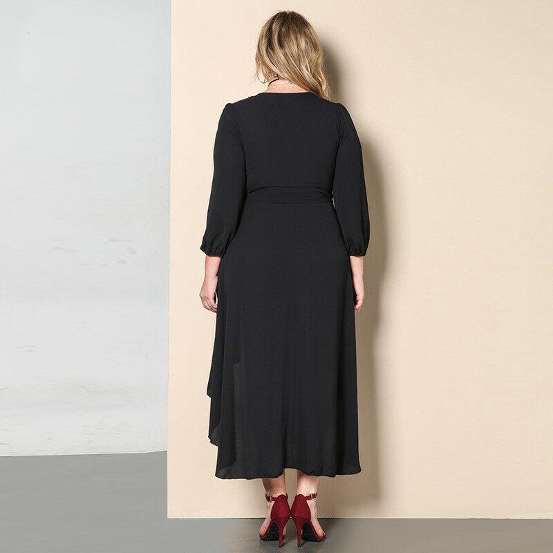 Plus Size Evening Cocktail Prom Dresses-STYLEGOING