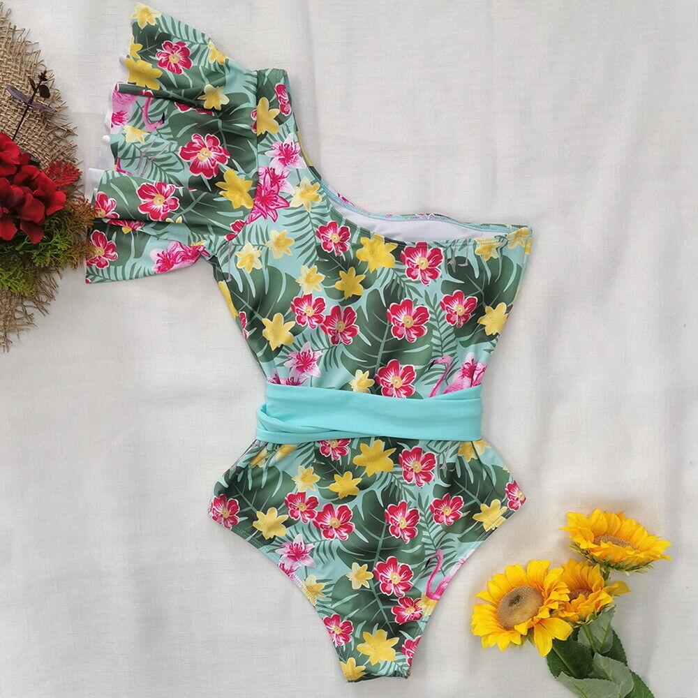 One Shoulder Swimwear Monokini Bikini-STYLEGOING