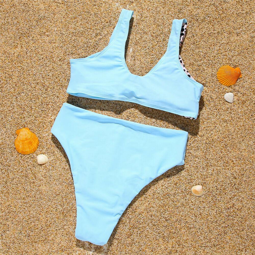 Women's High Waist Bikini Swimsuit-STYLEGOING