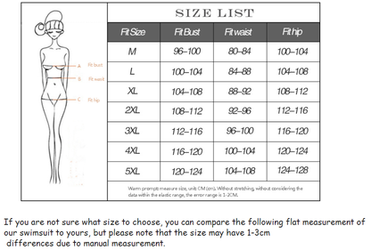 Plus Size Swimsuit Bikini-STYLEGOING