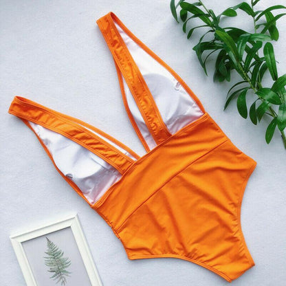 Summer Beach One Piece Monokini Bikini-STYLEGOING