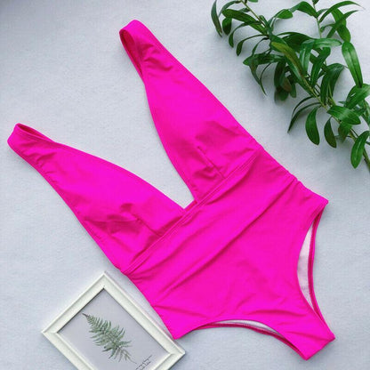 Summer Beach One Piece Monokini Bikini-STYLEGOING