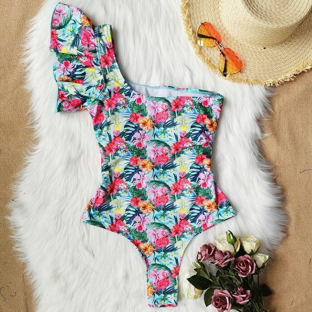 One Shoulder Swimwear Monokini Bikini-STYLEGOING