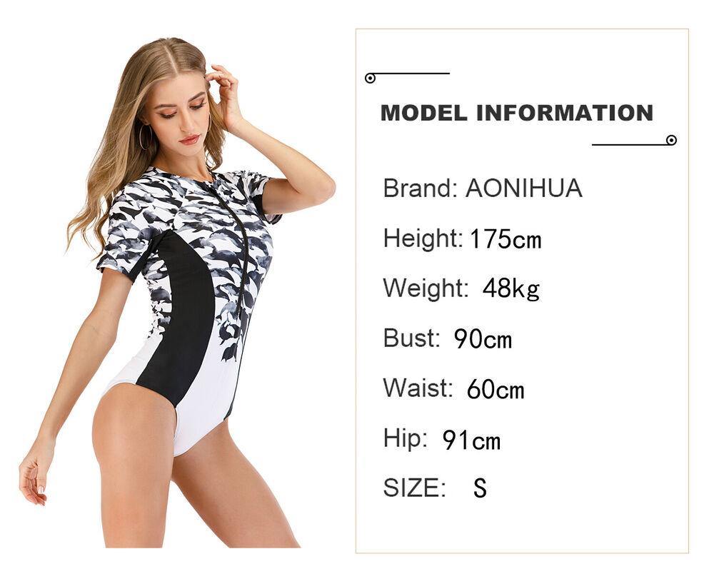 Surf Swimsuit One Piece Rash Guard Swimwear-STYLEGOING