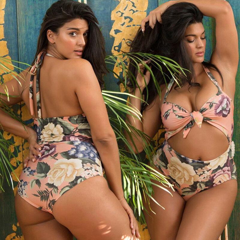 Plus Size One Piece Swimwear-STYLEGOING