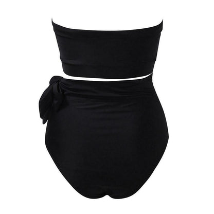 Black Sexy High Waist Bikini-STYLEGOING
