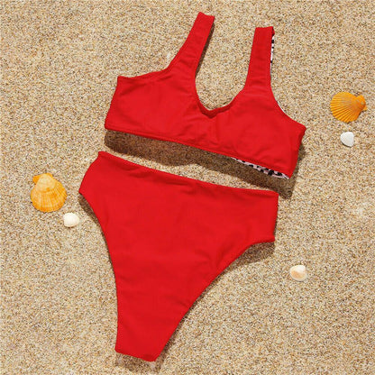Women's High Waist Bikini Swimsuit-STYLEGOING