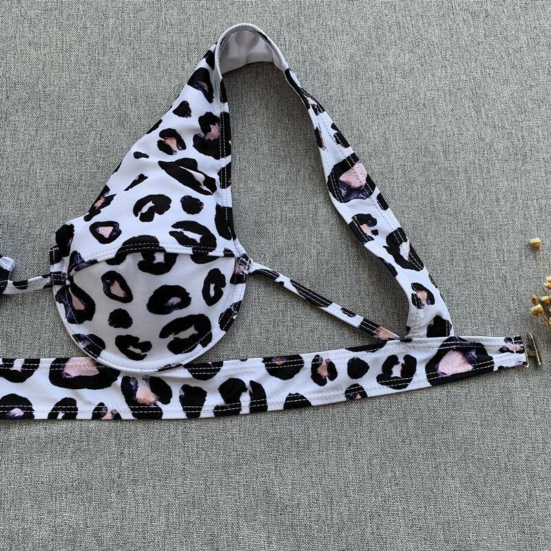Leopard Bra Bikini Swimwear-STYLEGOING