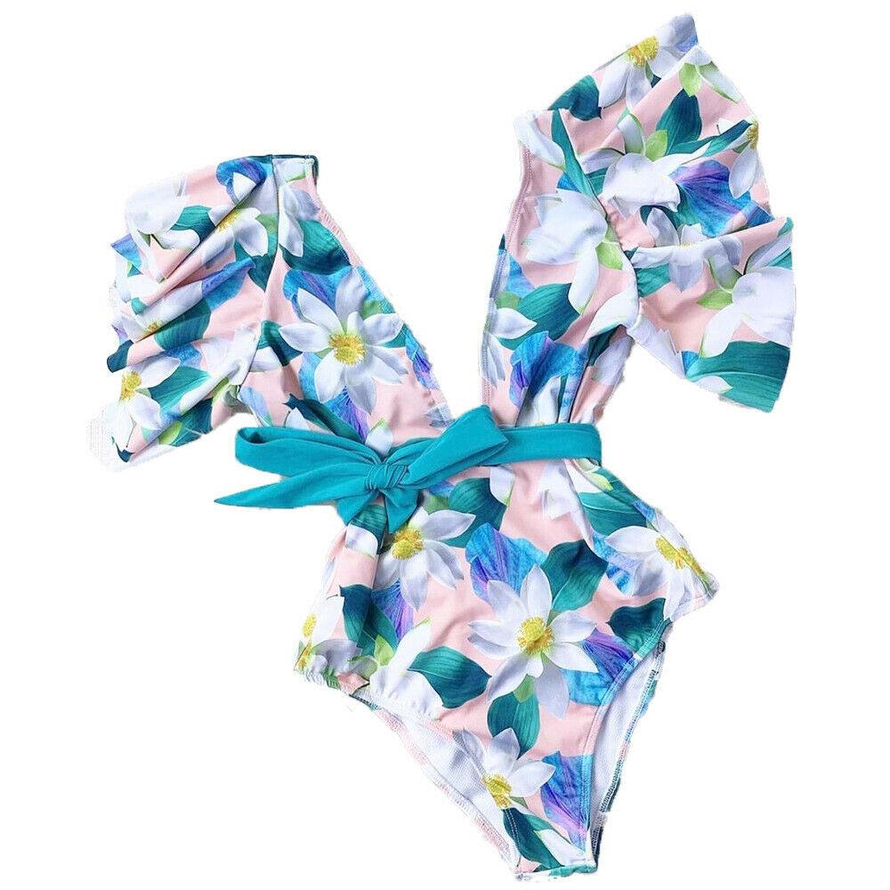 Women's One Piece Belt Monokini-STYLEGOING