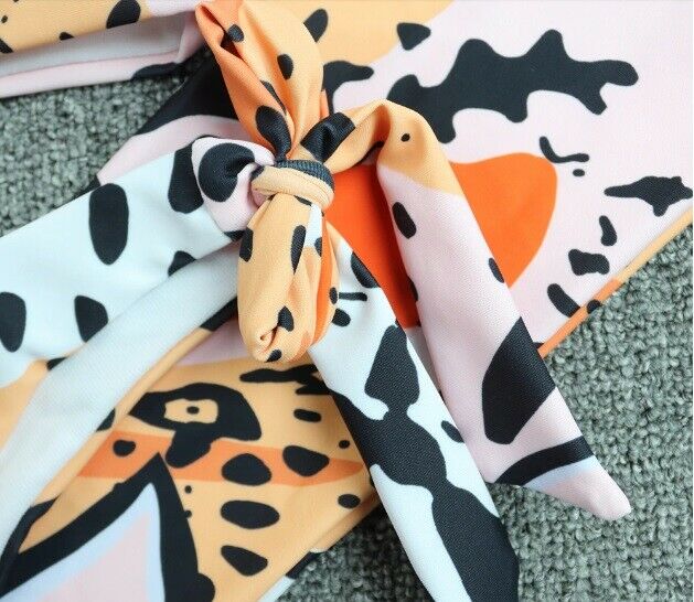 Rash Guard Bikini Tiger Print Swimwear-STYLEGOING