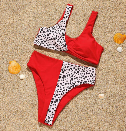 Women's High Waist Bikini Swimsuit-STYLEGOING