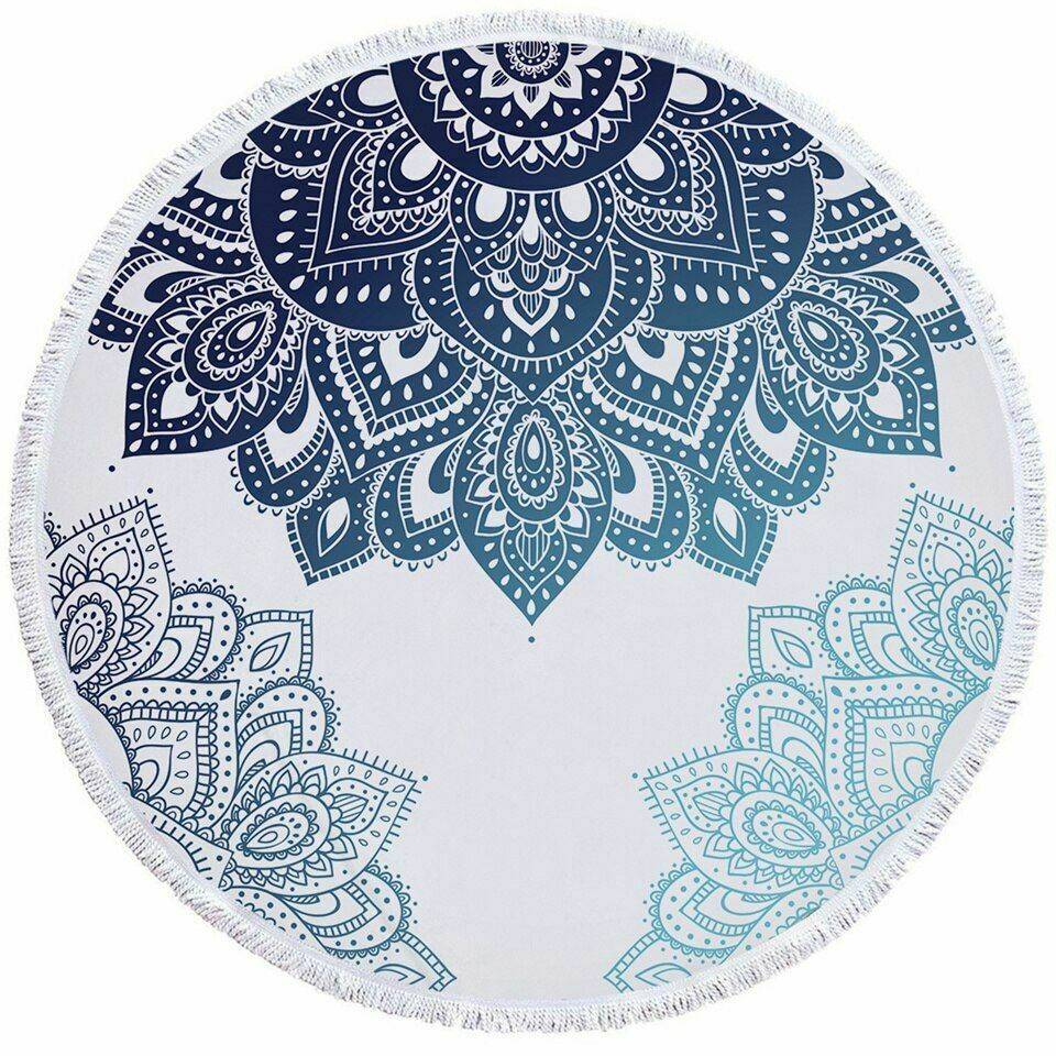 Women Beach Round Tasse Towel-STYLEGOING