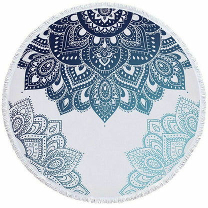 Women Beach Round Tasse Towel-STYLEGOING