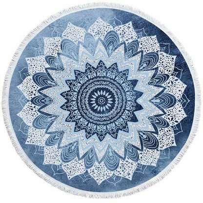 Women Beach Round Tasse Towel-STYLEGOING