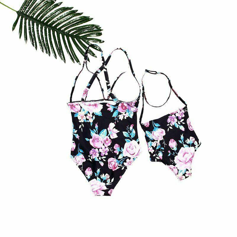 Family Floral One-piece Swimsuit-STYLEGOING