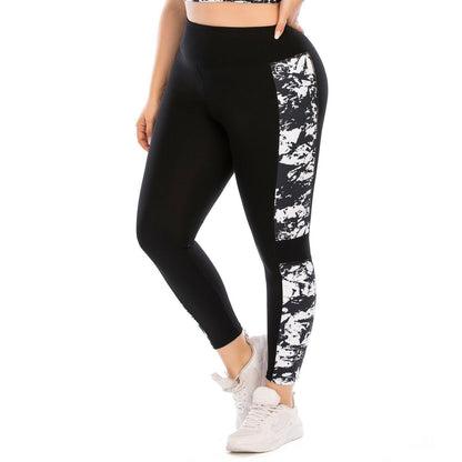 Women's Plus Size Yoga Set Gym Sports Bra Leggings Pants Fitness Jogging Outfit-STYLEGOING