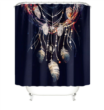 Dreamcatcher Fabric Shower Curtains-STYLEGOING