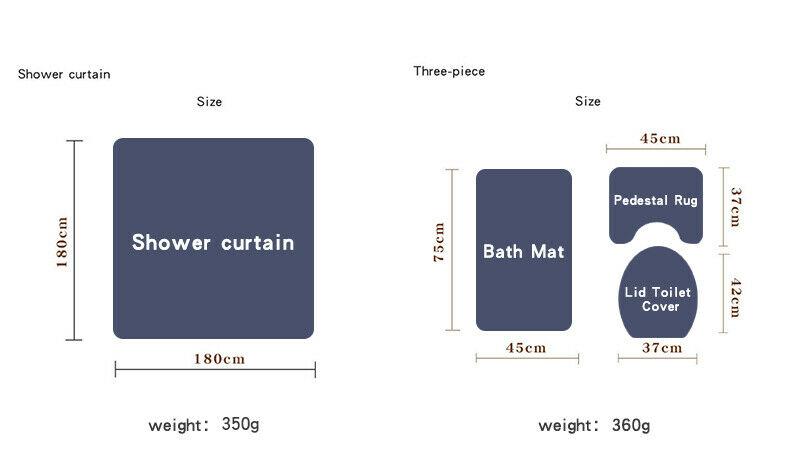 African Woman Fabric Shower Curtain For Bathroom-STYLEGOING