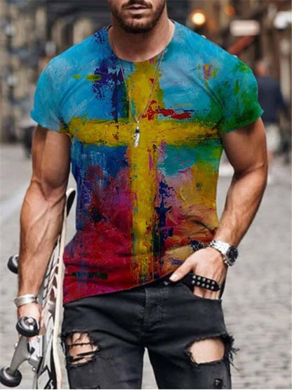 Summer Crewneck Slim Undershirt Tee Tops-STYLEGOING