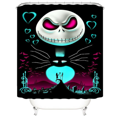Cartoon Fabric Shower Curtain-STYLEGOING