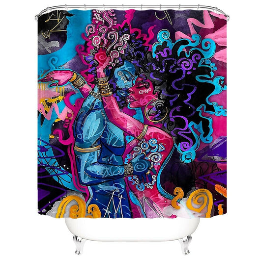 Sexy Women Fabric Shower Curtain-STYLEGOING