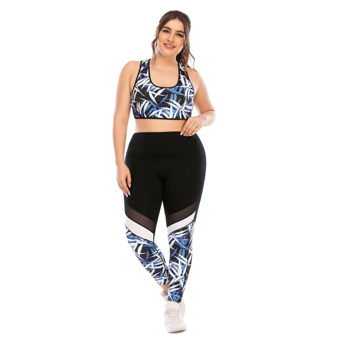 Women Plus Size Yoga Suits Sports Activewear-STYLEGOING