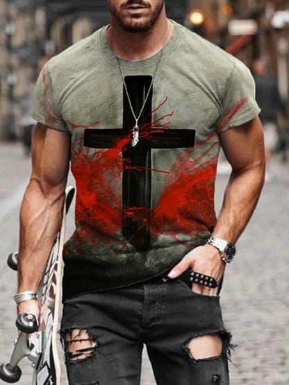 Summer Crewneck Slim Undershirt Tee Tops-STYLEGOING