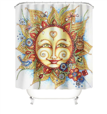 Sun Shower Fabric Shower Curtain-STYLEGOING