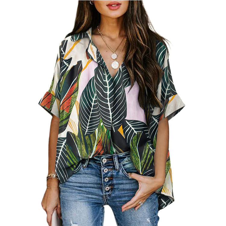 Casual Summer Short Sleeves Shirts for Women