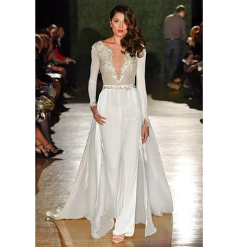 Sexy Lace Party White Jumpsuits
